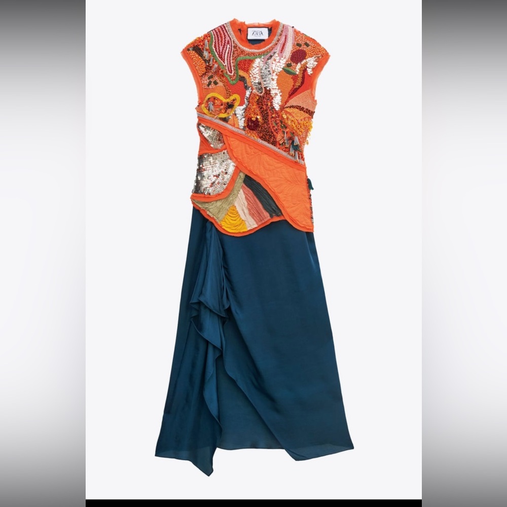 NWT ZARA BEADED DRESS LIMITED EDITION - Picture 7 of 14